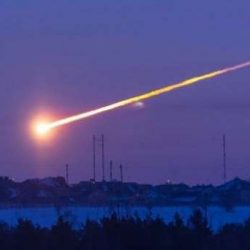 Romanya'ya meteor düştü